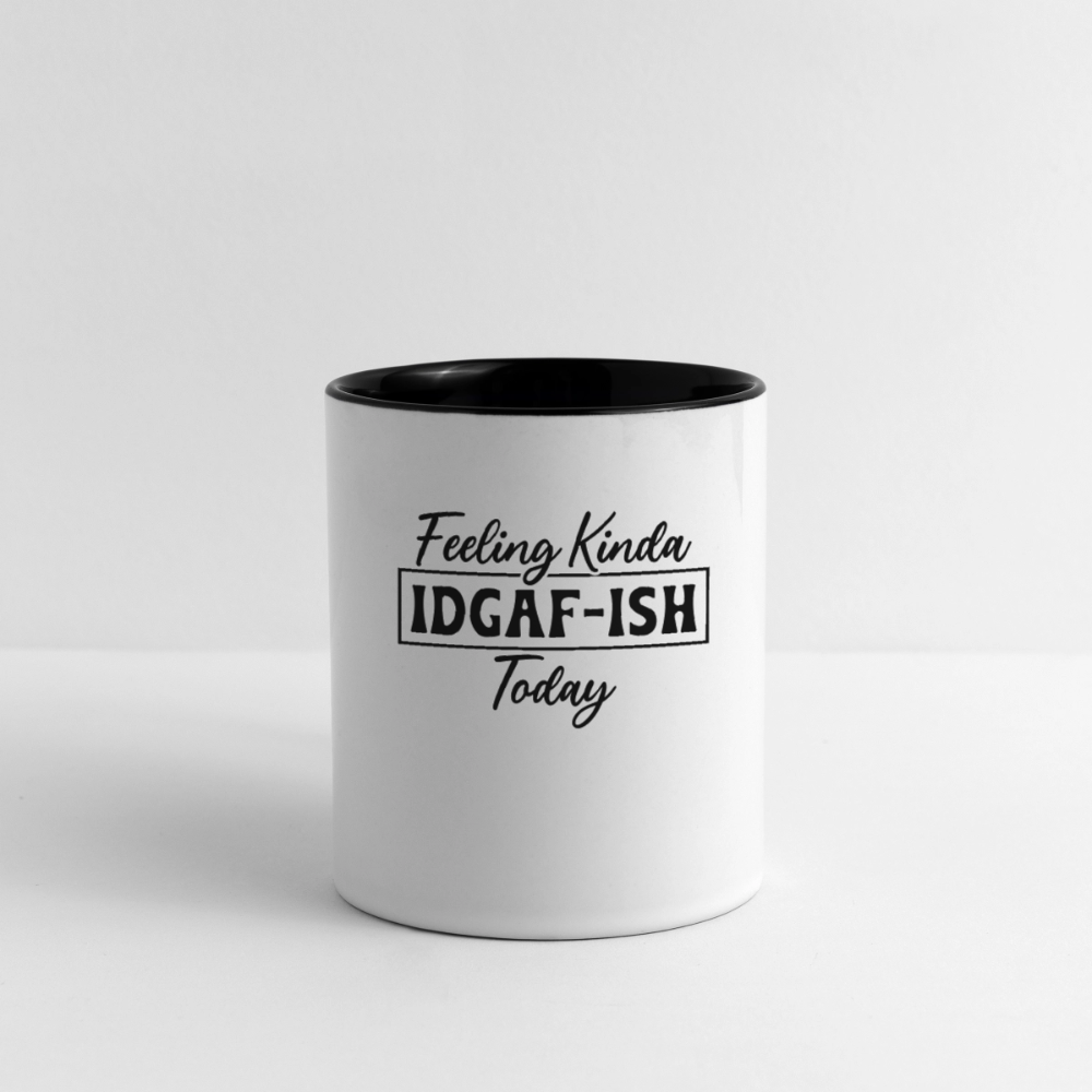 Contrast Coffee Mug - white/black