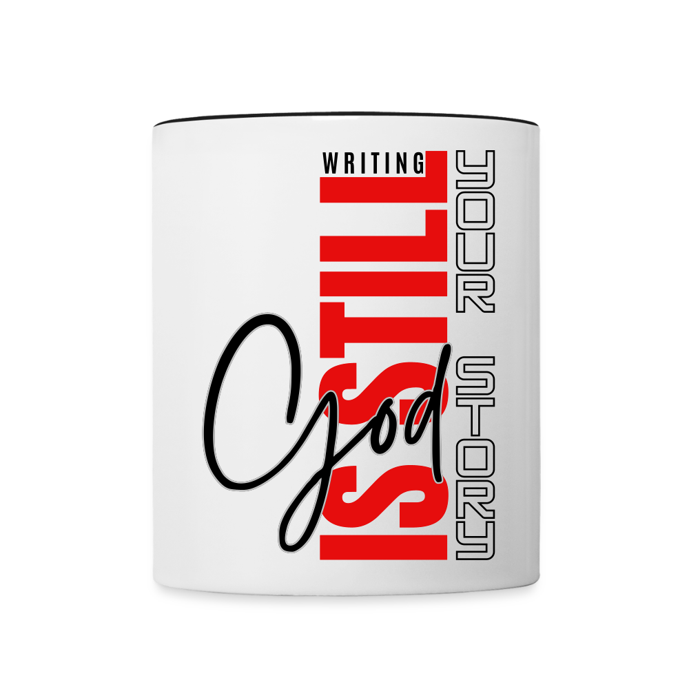 Contrast Coffee Mug - white/black