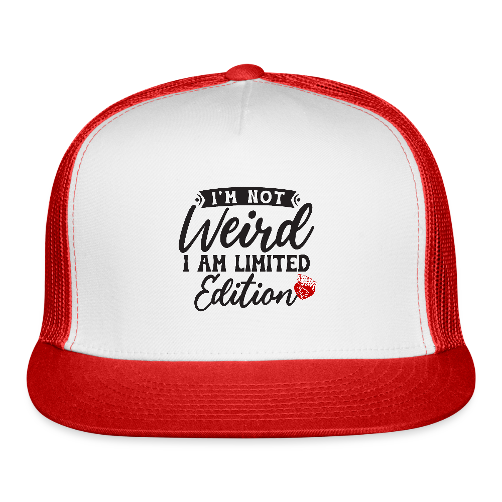 Trucker Hat - white/red