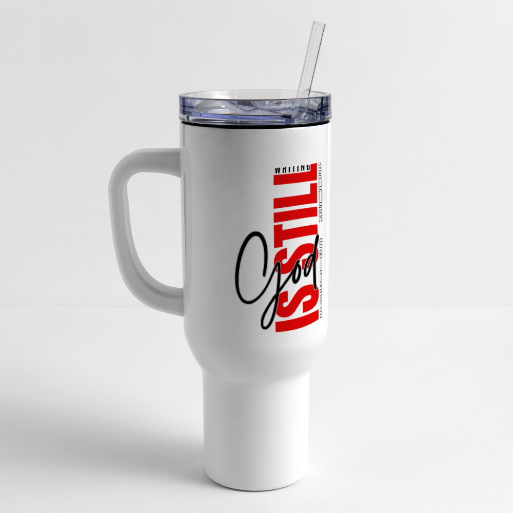40 oz Travel Tumbler - white