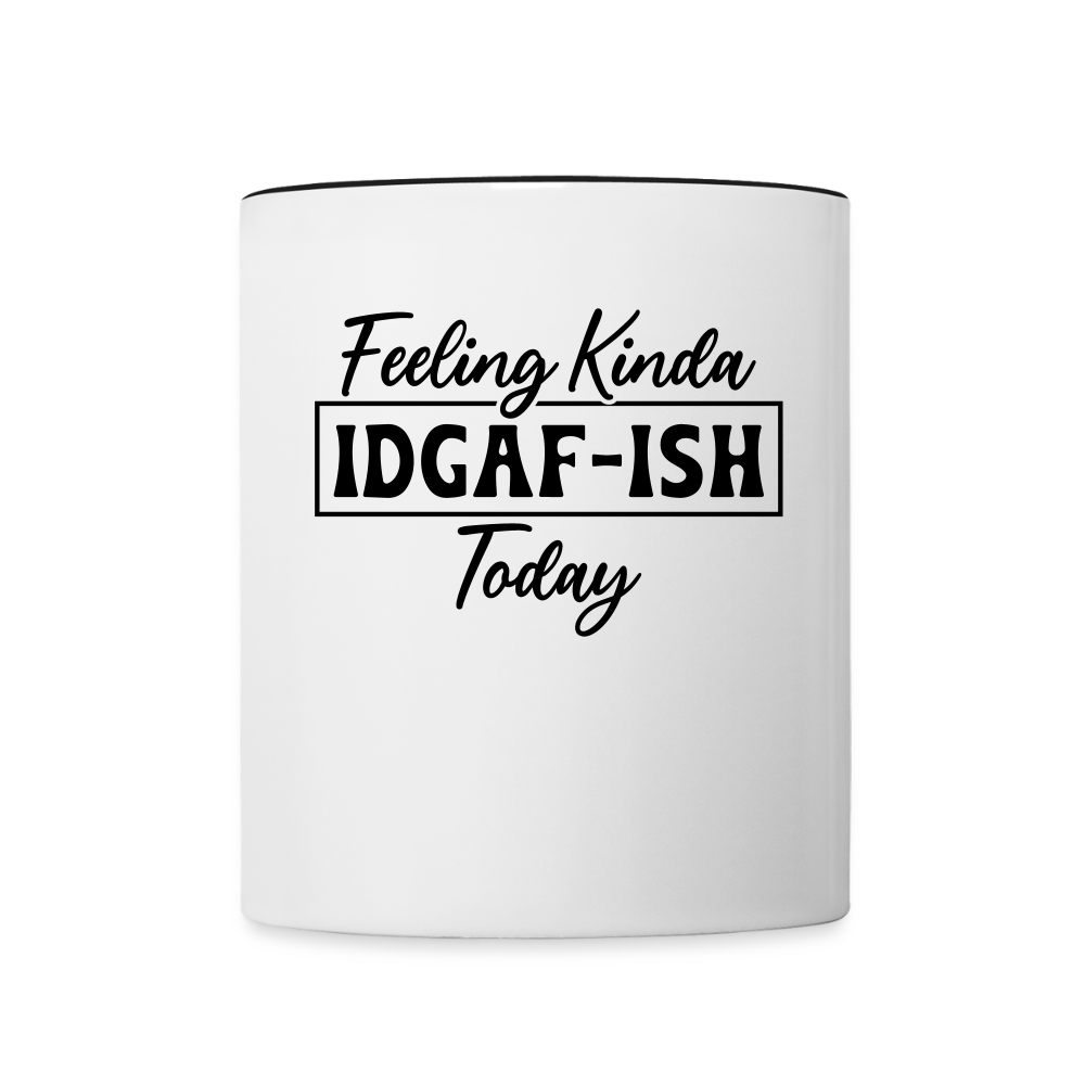 Contrast Coffee Mug - white/black