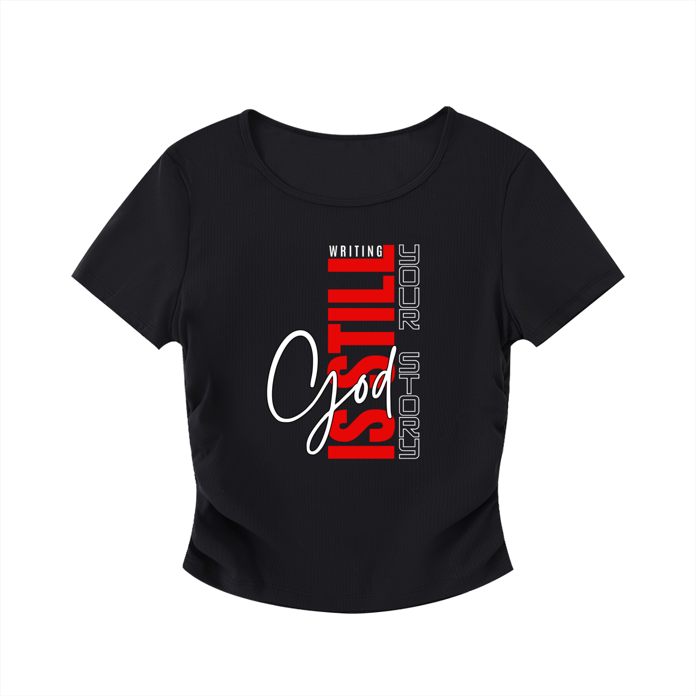 Ruched Bodycon Crop Top